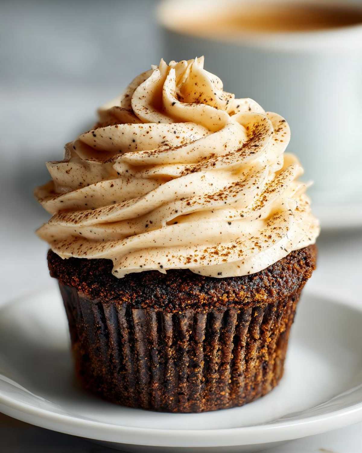 Gingerbread Spice Latte Cupcakes - detail 2