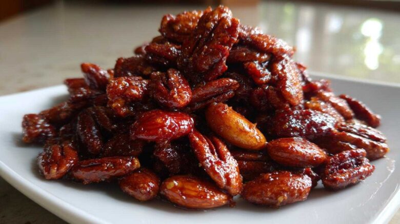 Gochujang Honey Roasted Nuts