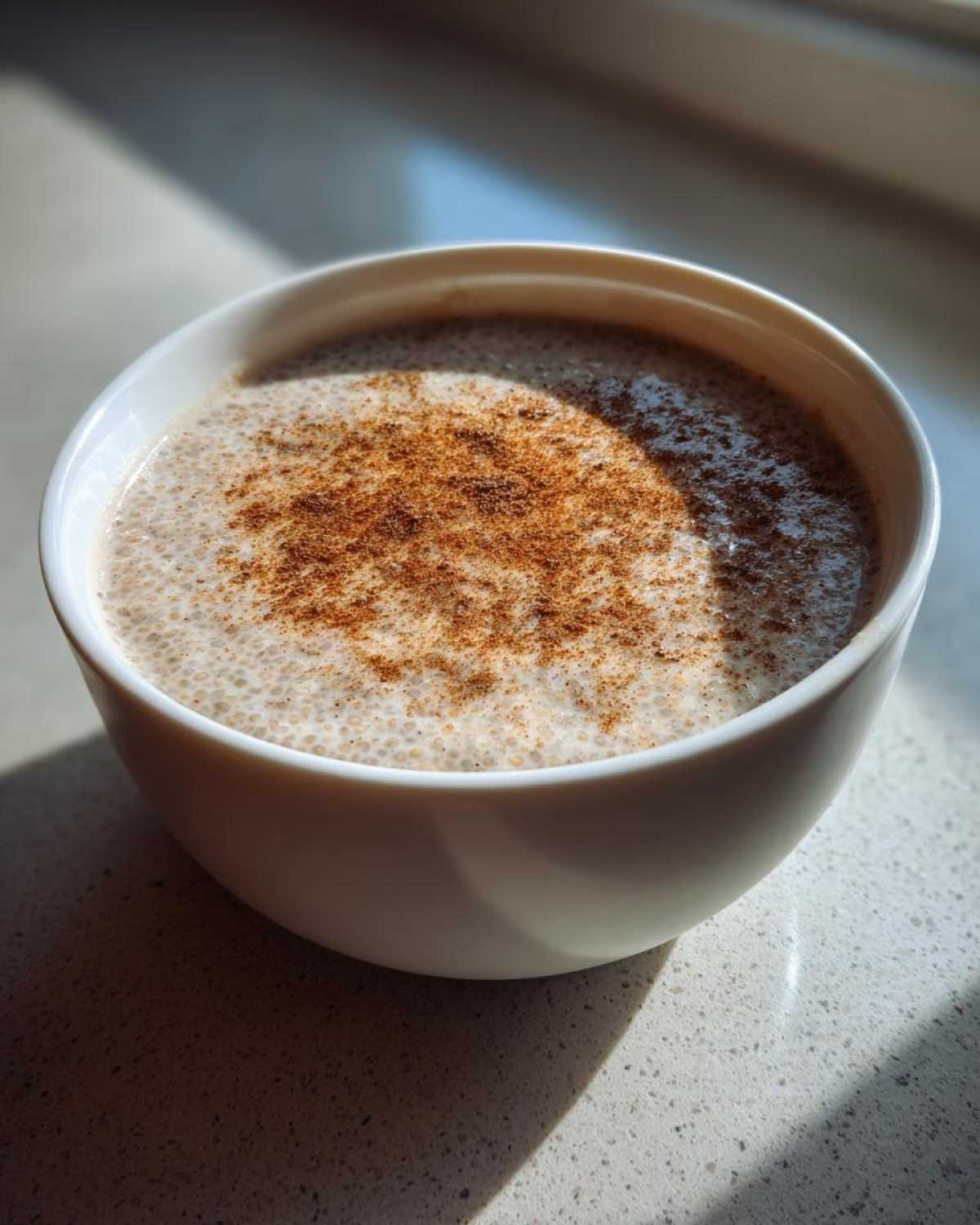 Homemade Eggnog Chia Pudding - detail 1