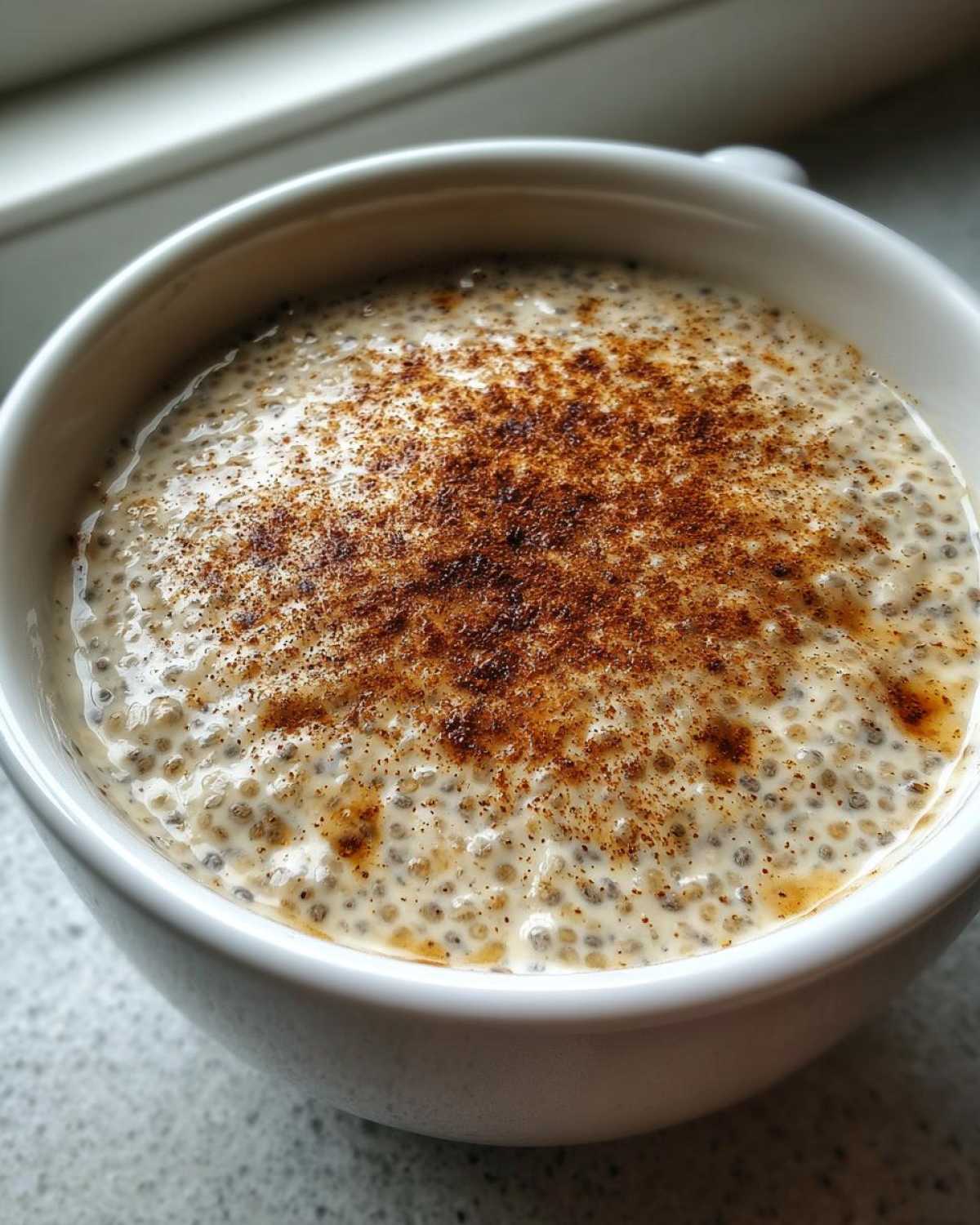 Homemade Eggnog Chia Pudding - detail 3