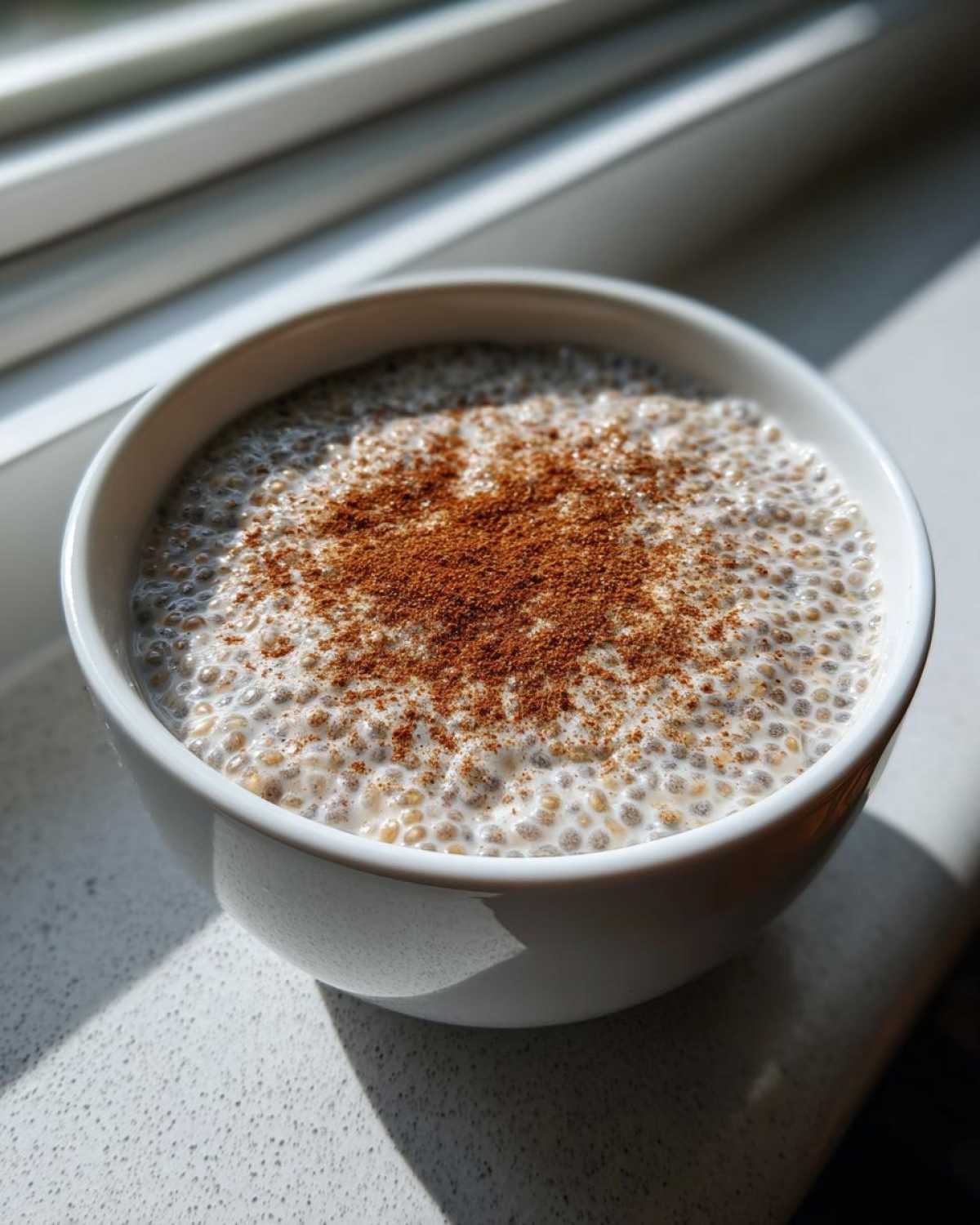 Homemade Eggnog Chia Pudding - detail 4