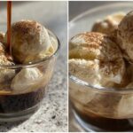 Horchata Affogato with Cinnamon Ice Cream