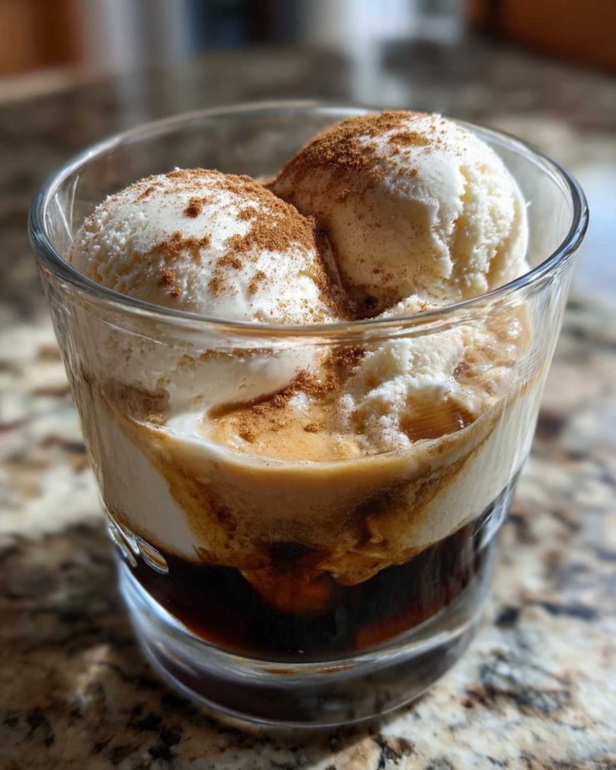 Horchata Affogato with Cinnamon Ice Cream - detail 2