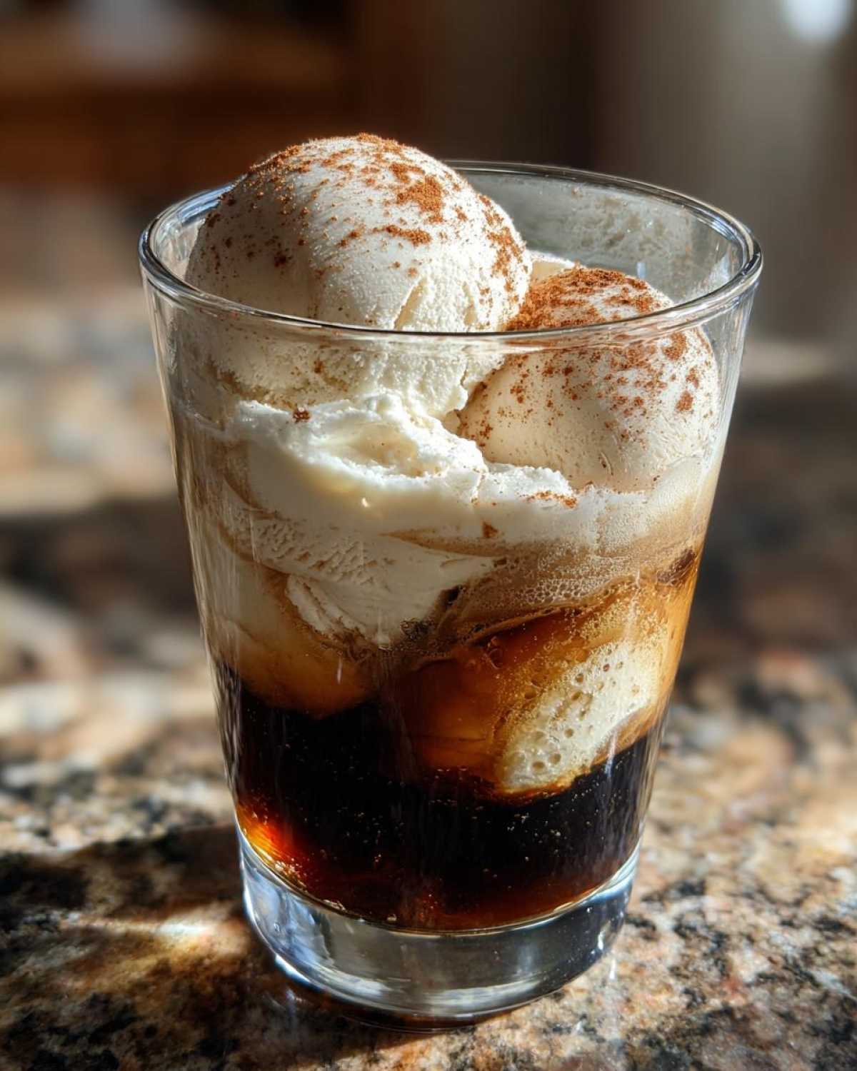Horchata Affogato with Cinnamon Ice Cream - detail 3