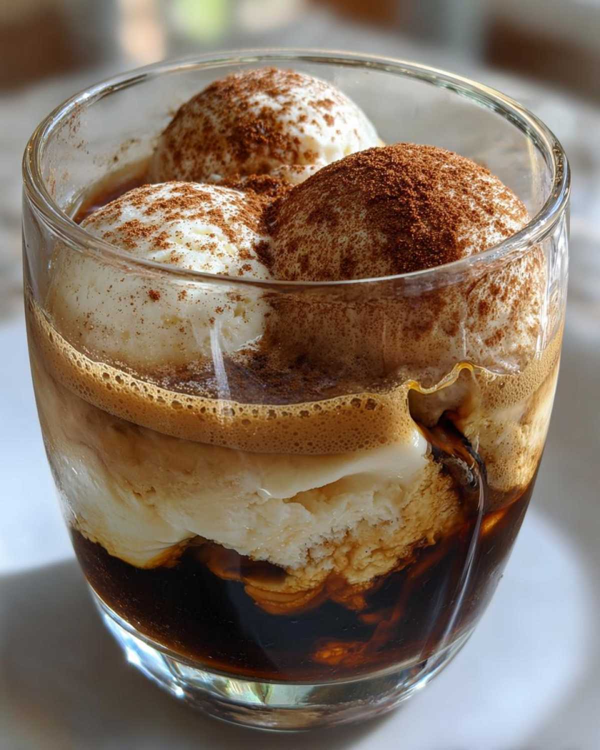 Horchata Affogato with Cinnamon Ice Cream - detail 4