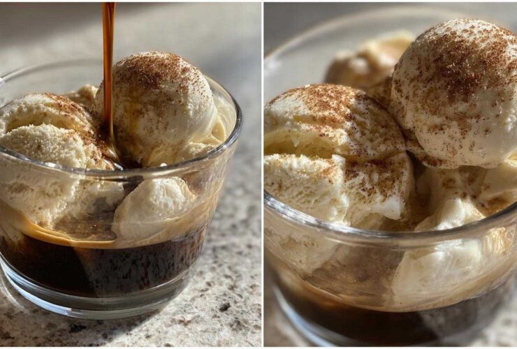 Horchata Affogato with Cinnamon Ice Cream