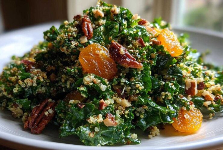 Kale & Quinoa Power Salad with Citrus Dressing