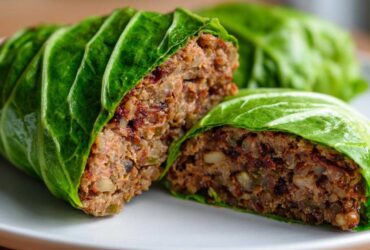 Lentil Walnut Meatloaf Wraps