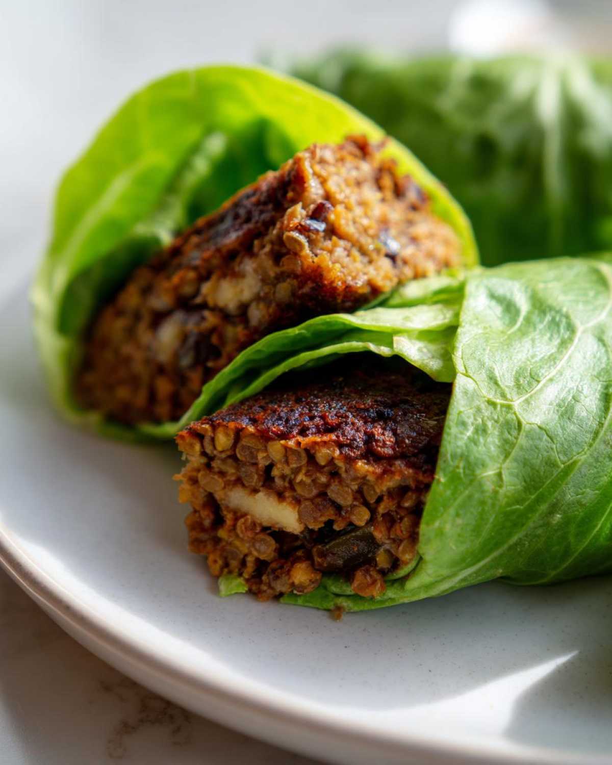 Lentil Walnut Meatloaf Wraps - detail 4