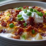 Loaded Baked Potato Soup with Bacon Crumbles
