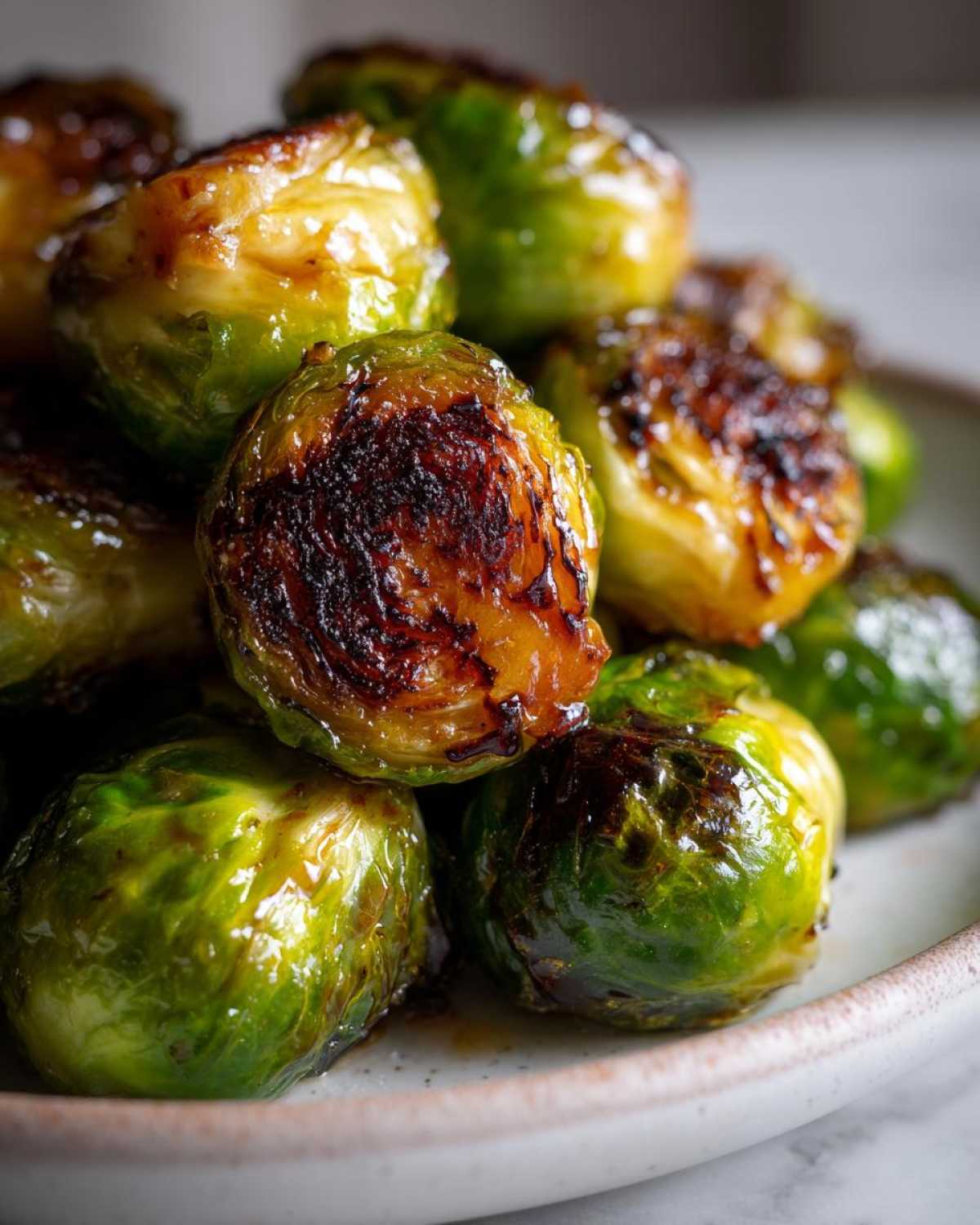 Maple Mustard Glazed Brussels Sprouts - detail 3