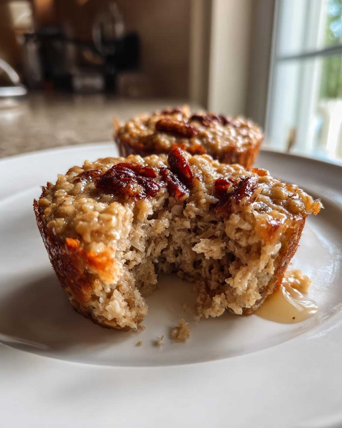 Maple Pecan Baked Oatmeal Cups - detail 1