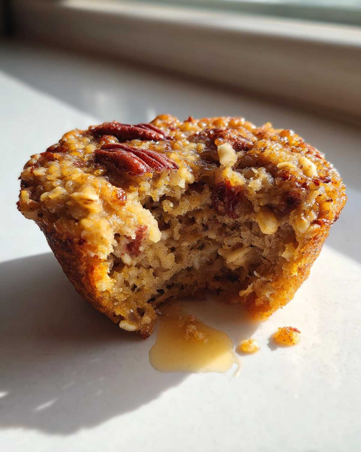 Maple Pecan Baked Oatmeal Cups - detail 2