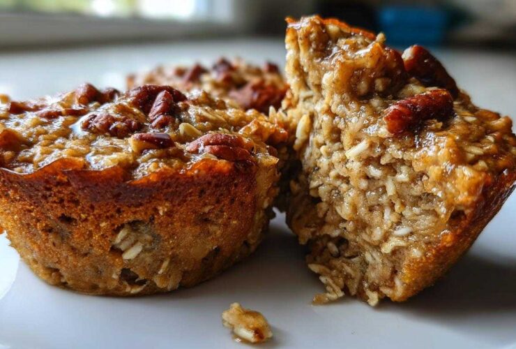 Maple Pecan Baked Oatmeal Cups