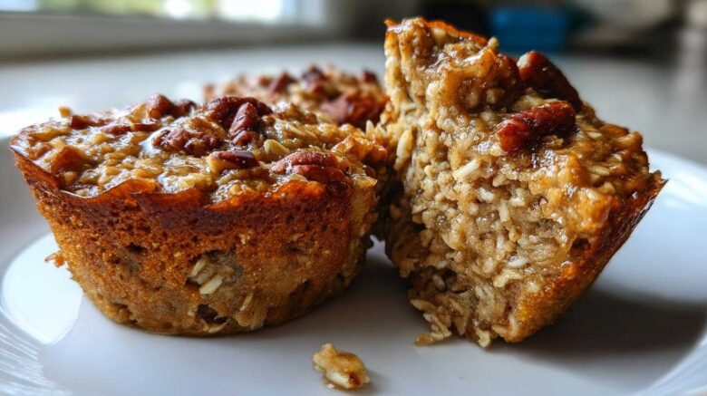 Maple Pecan Baked Oatmeal Cups