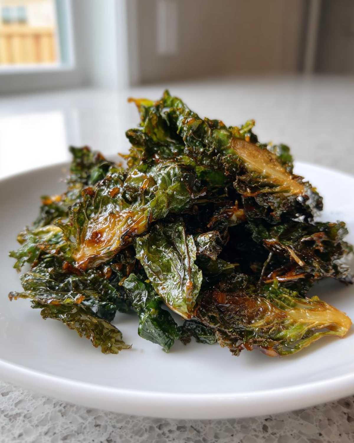 Maple Roasted Brussels Sprout Chips - detail 2