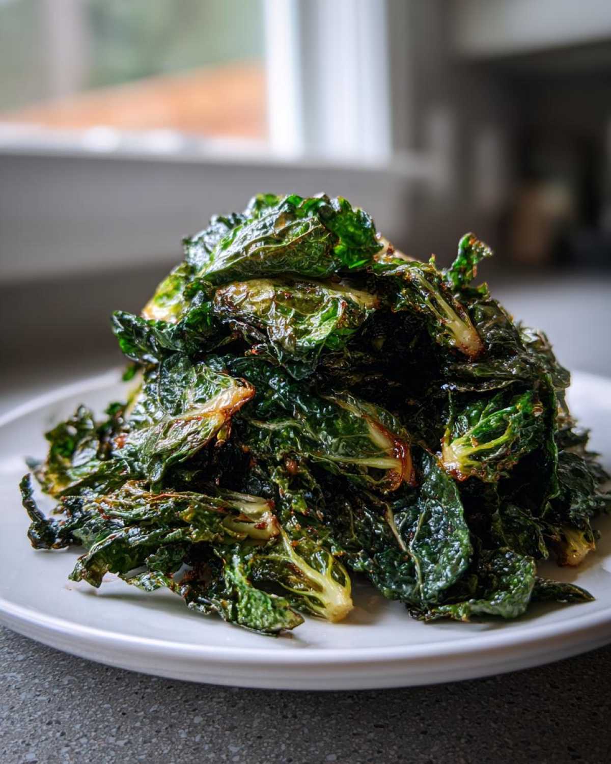 Maple Roasted Brussels Sprout Chips - detail 3