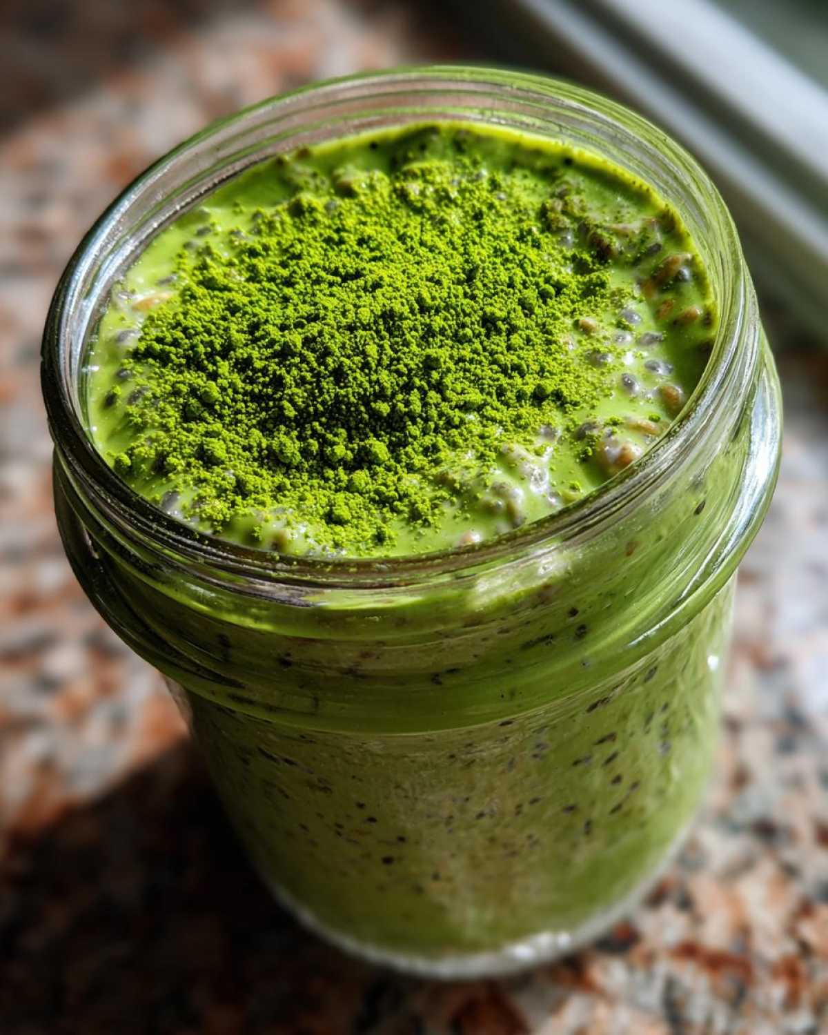 Matcha Ginger Latte Overnight Oats - detail 1