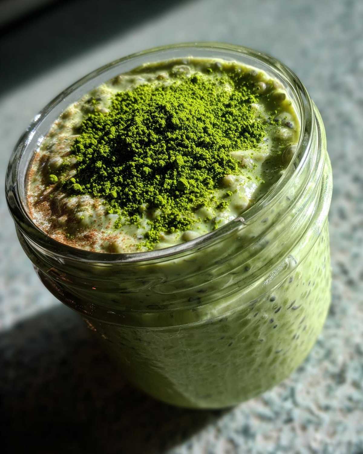 Matcha Ginger Latte Overnight Oats - detail 3