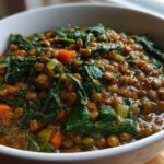 Mediterranean Lentil Spinach Stew