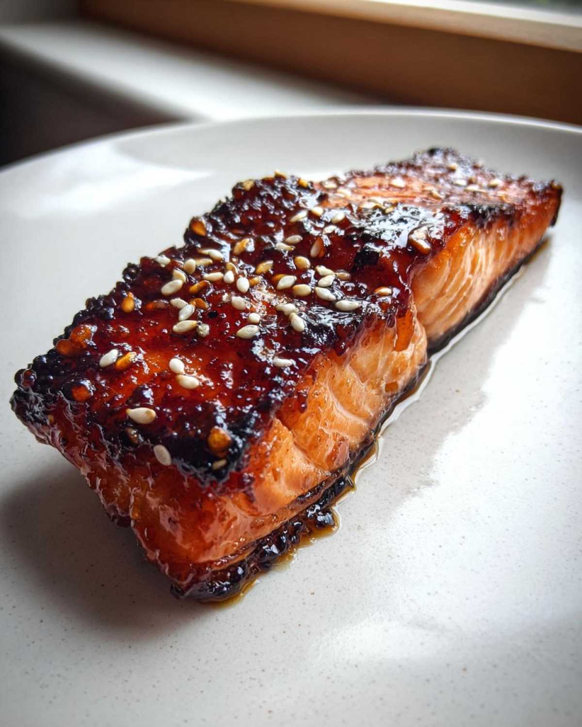 Miso Maple-Glazed Salmon - detail 3