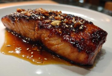 Miso Maple-Glazed Salmon