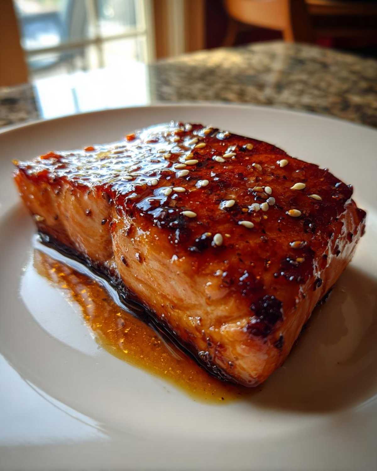 Miso Maple-Glazed Salmon - detail 4