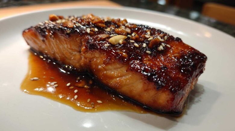 Miso Maple-Glazed Salmon
