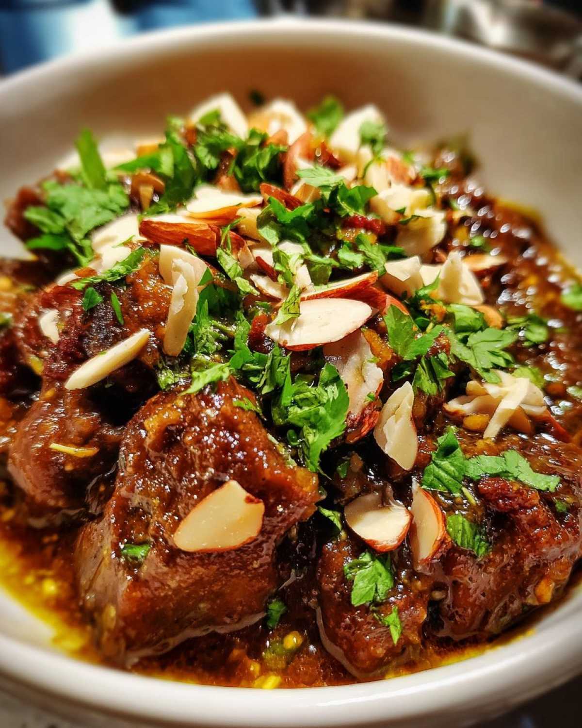 Moroccan-Spiced Beef Stew with Almonds - detail 4