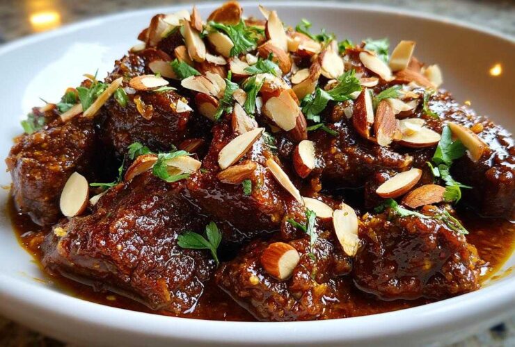 Moroccan-Spiced Beef Stew with Almonds