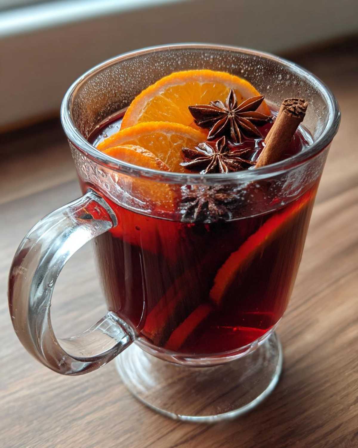 Mulled Wine with Orange and Star Anise - detail 2