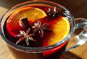 Mulled Wine with Orange and Star Anise