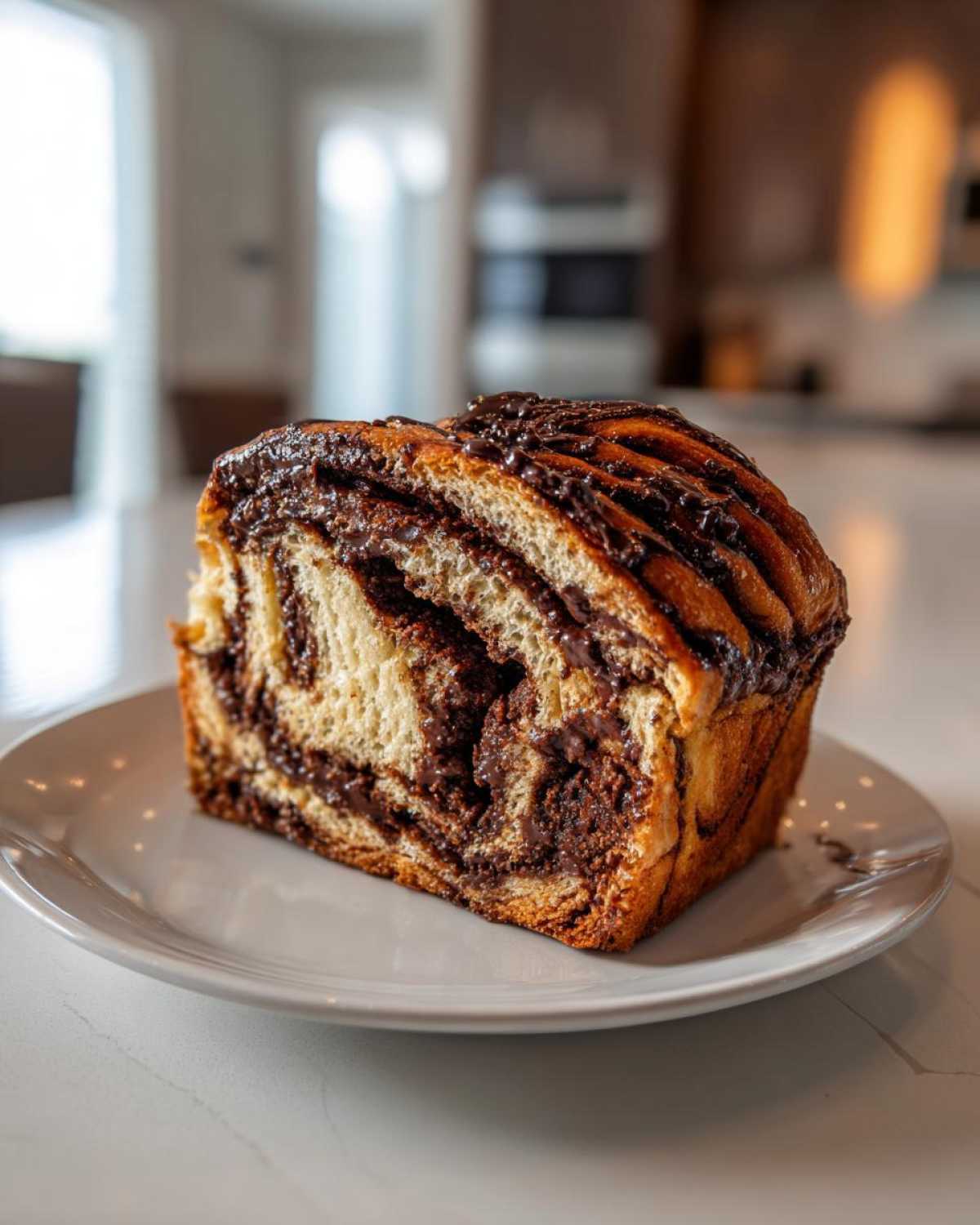 Nutella Cinnamon Swirl Babka - detail 1