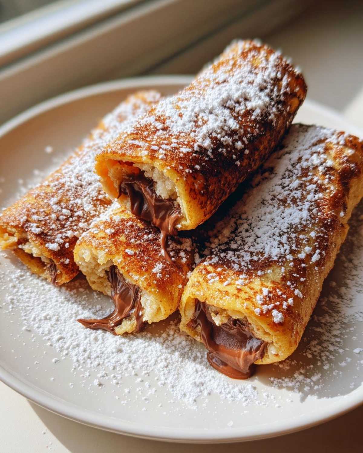 Nutella-Stuffed French Toast Roll-ups - detail 1