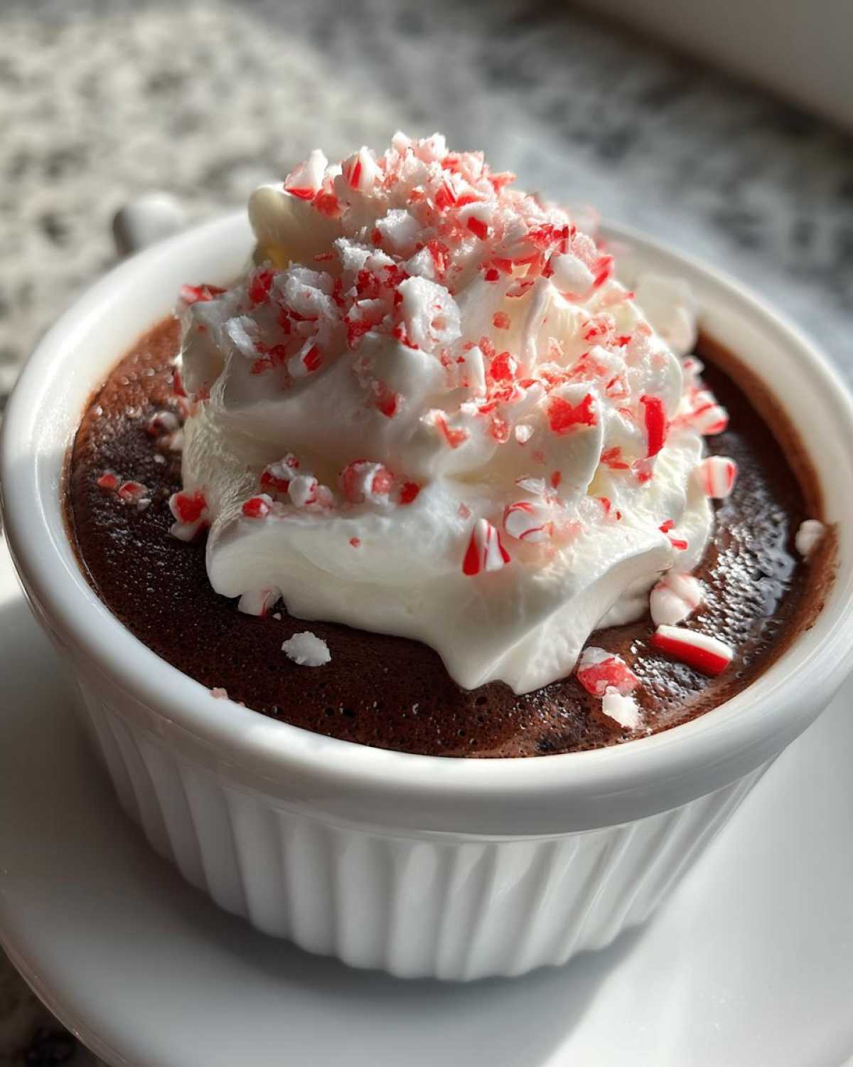 Peppermint Hot Chocolate Pots de Crème - detail 1