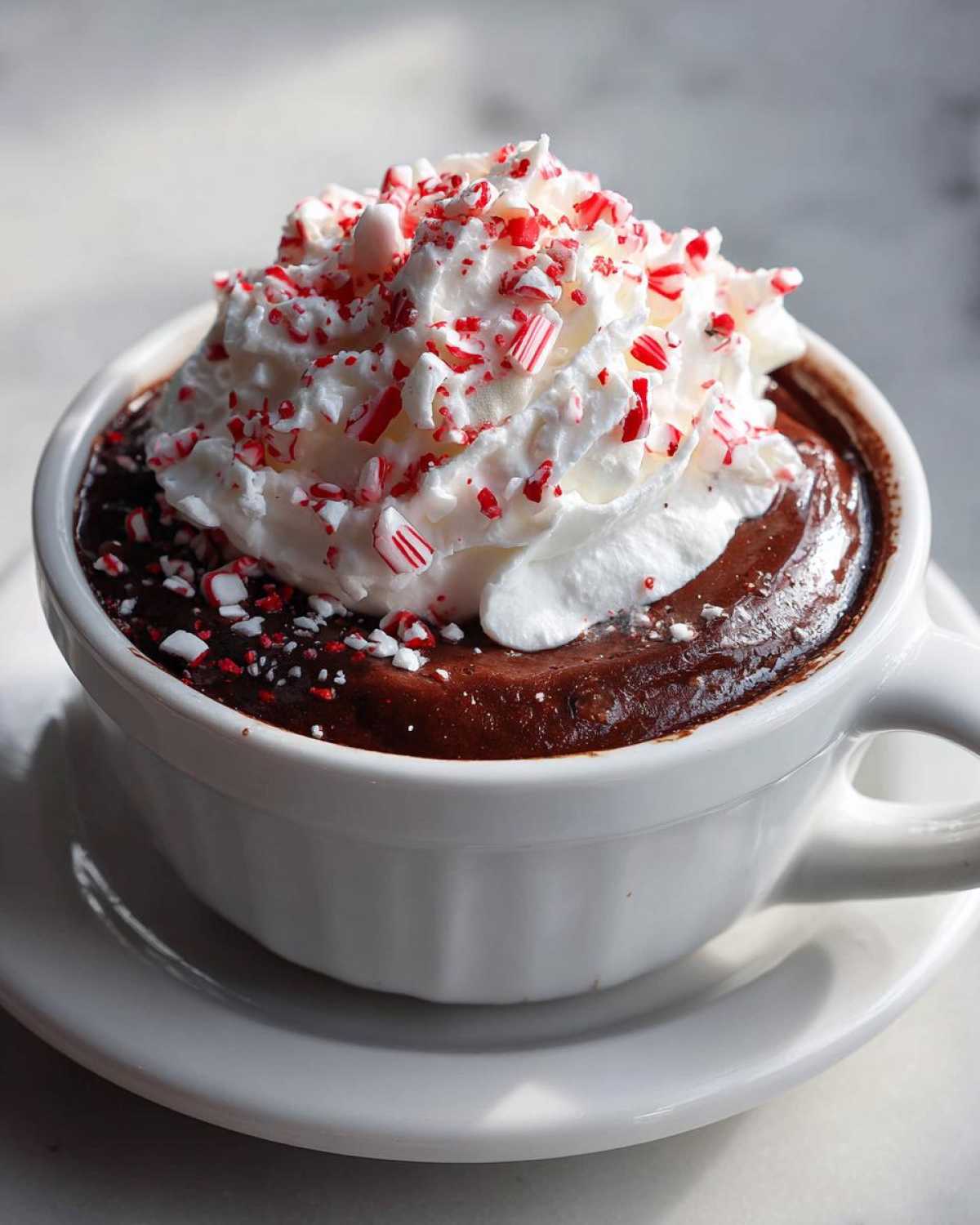 Peppermint Hot Chocolate Pots de Crème - detail 2