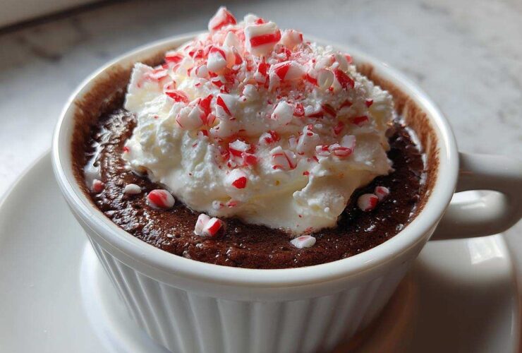Peppermint Hot Chocolate Pots de Crème