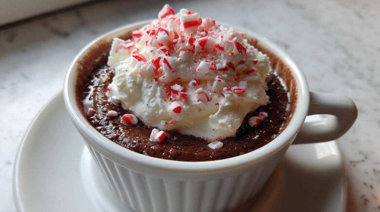 Peppermint Hot Chocolate Pots de Crème