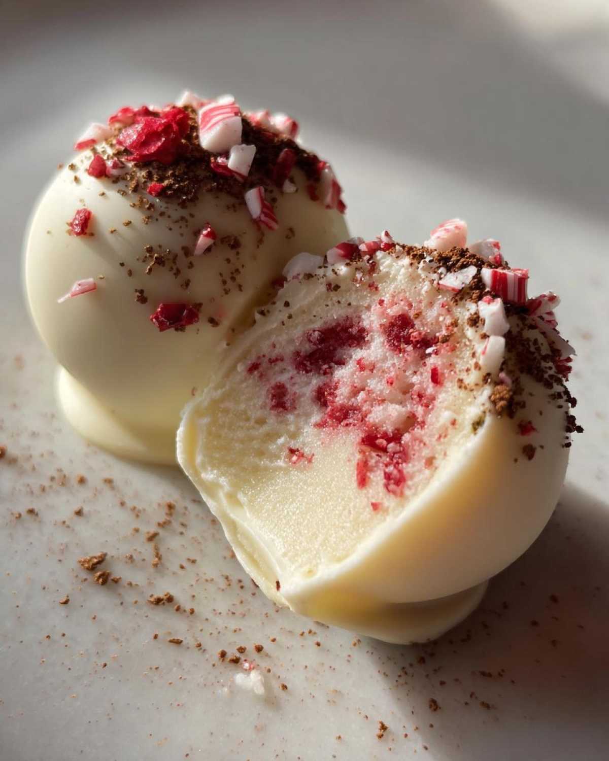 Peppermint Marshmallow Hot Cocoa Bombs - detail 1