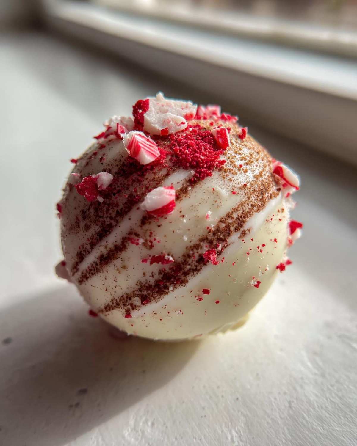 Peppermint Marshmallow Hot Cocoa Bombs - detail 2