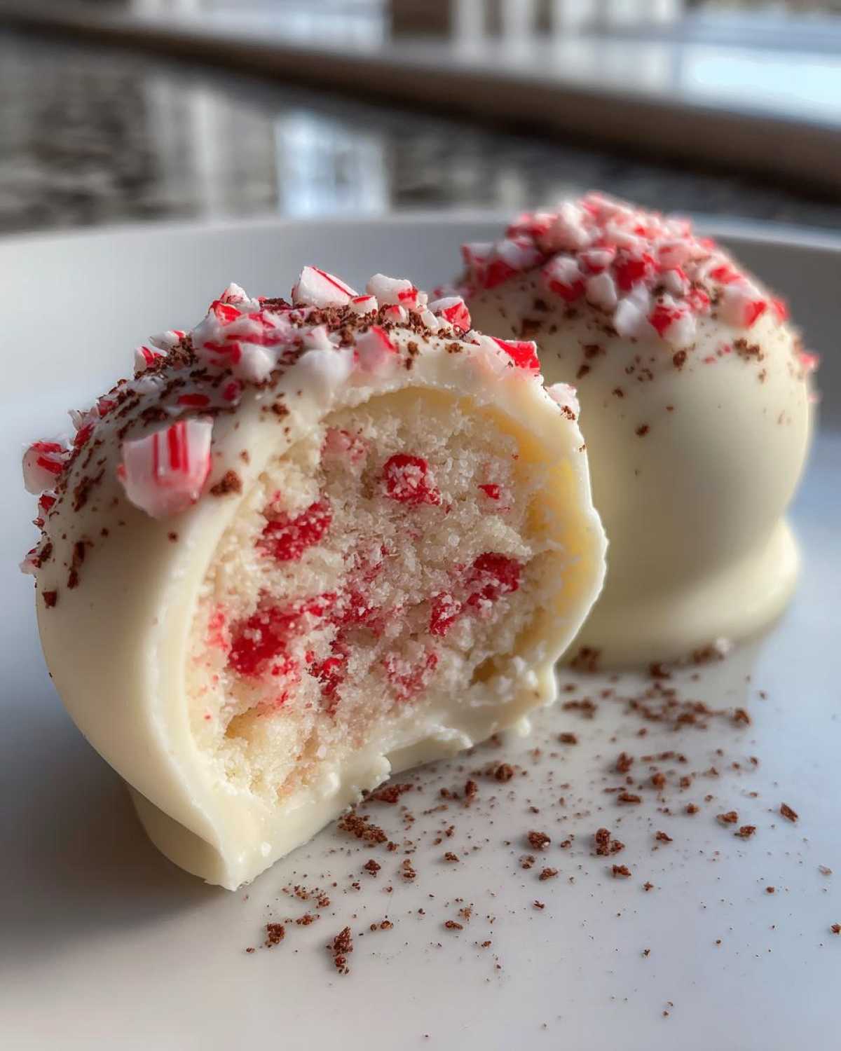 Peppermint Marshmallow Hot Cocoa Bombs - detail 3
