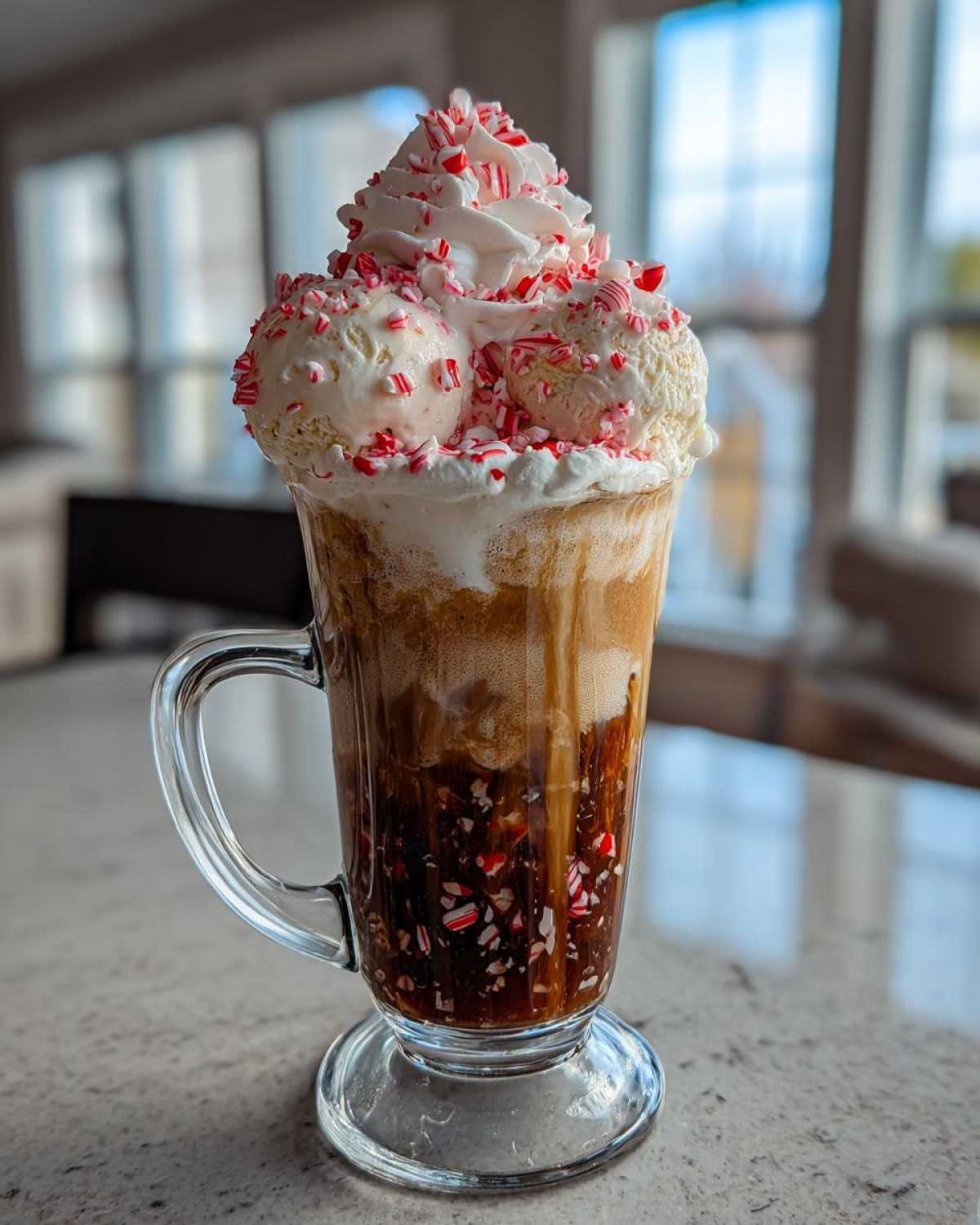 Peppermint Mocha Latte Float - detail 1