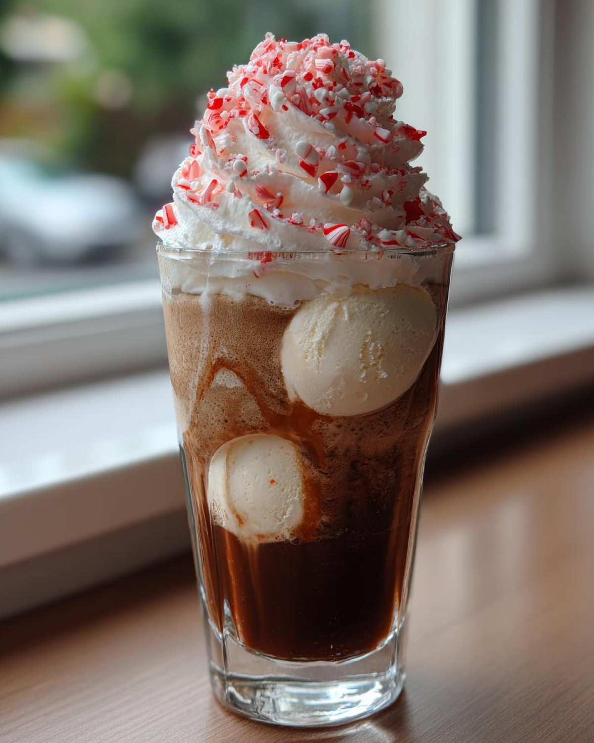 Peppermint Mocha Latte Float - detail 2