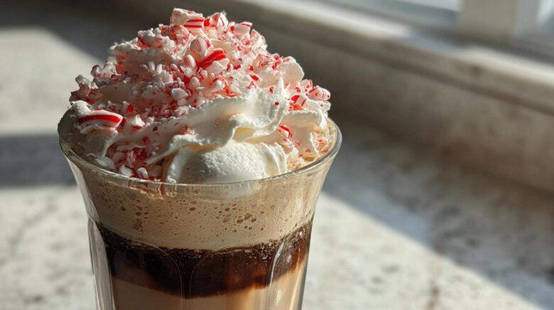 Peppermint Mocha Latte Float