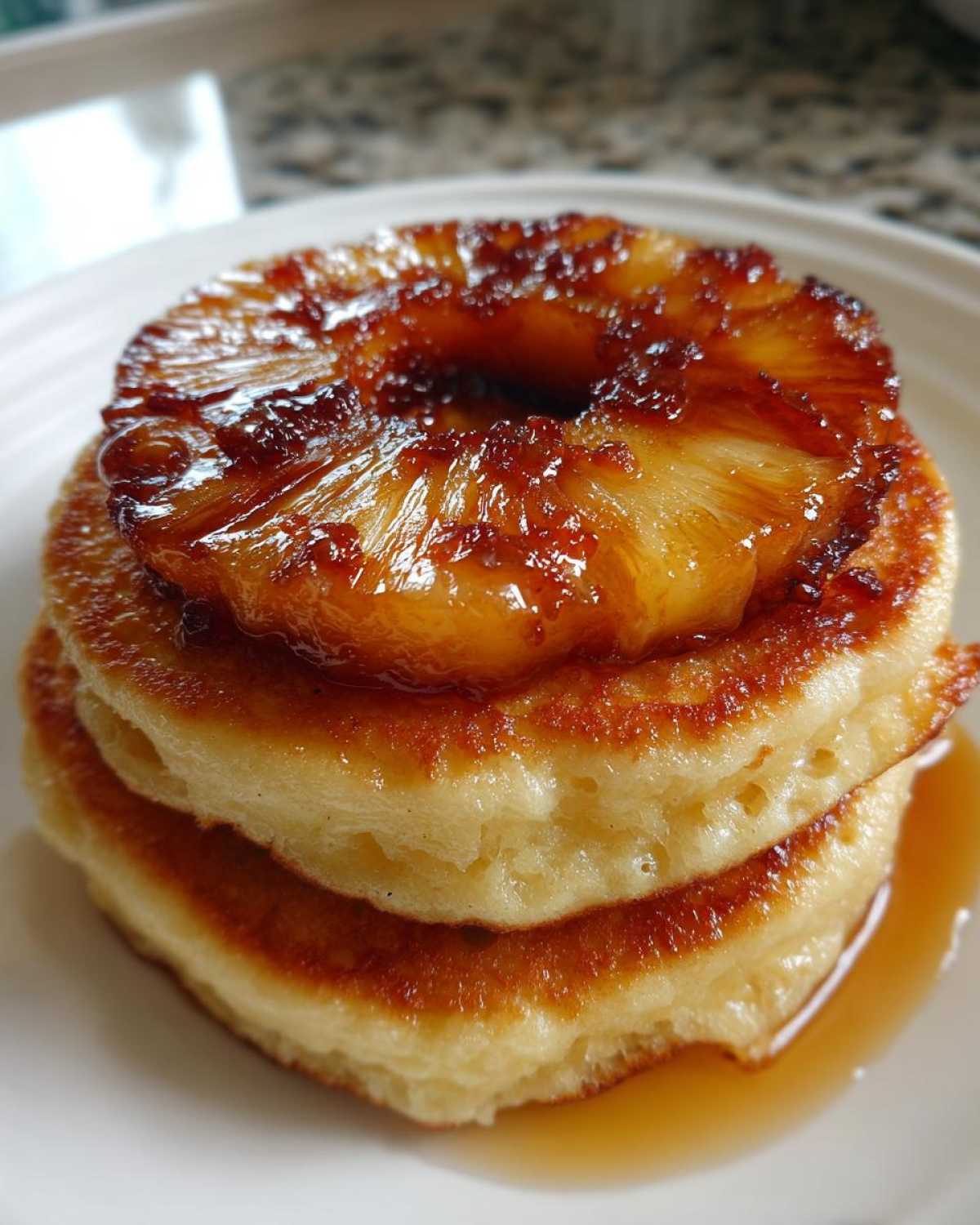 Pineapple Upside-Down Pancakes - detail 3