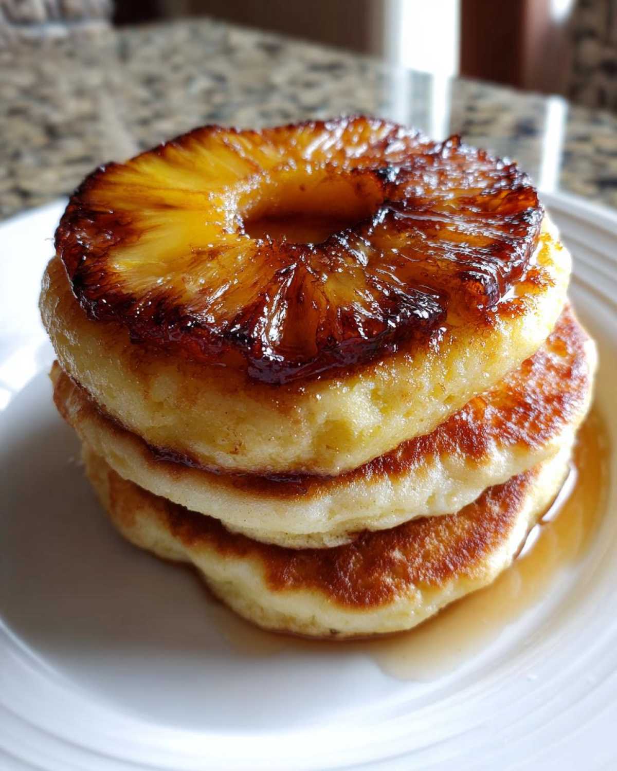 Pineapple Upside-Down Pancakes - detail 4