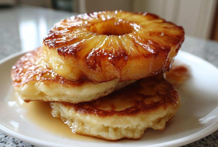 Pineapple Upside-Down Pancakes
