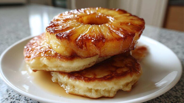 Pineapple Upside-Down Pancakes