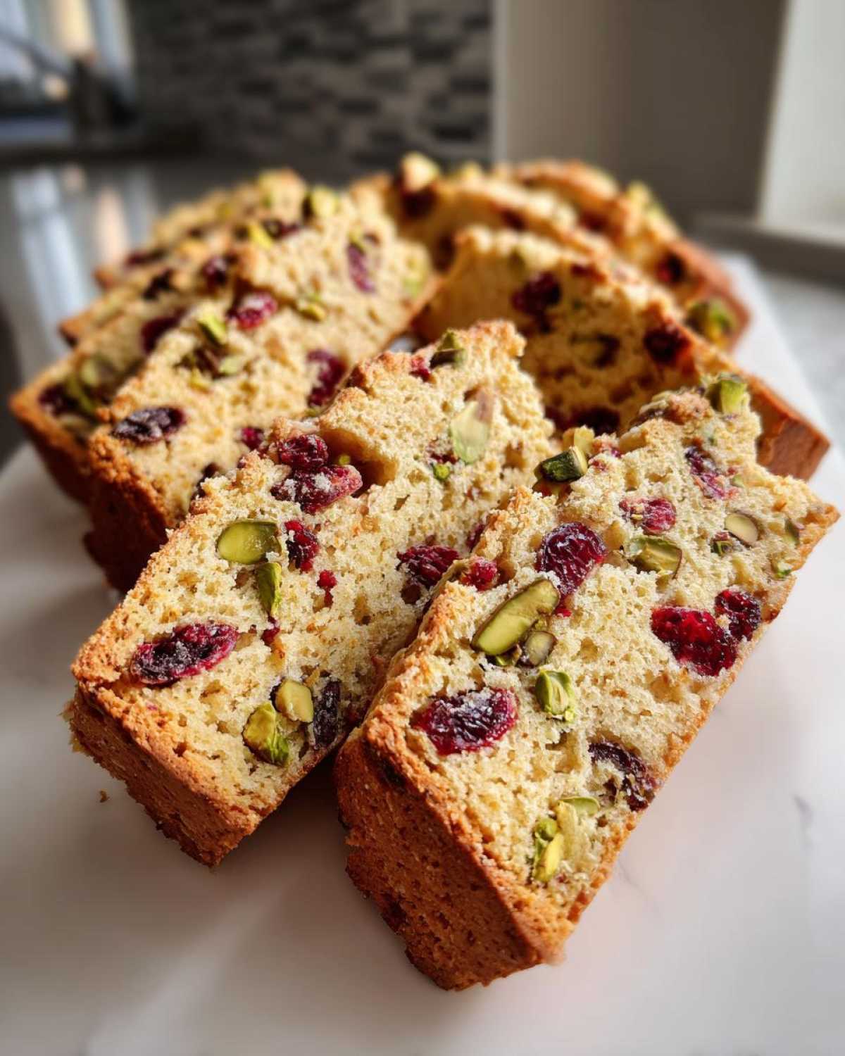 Pistachio Cranberry Biscotti - detail 1