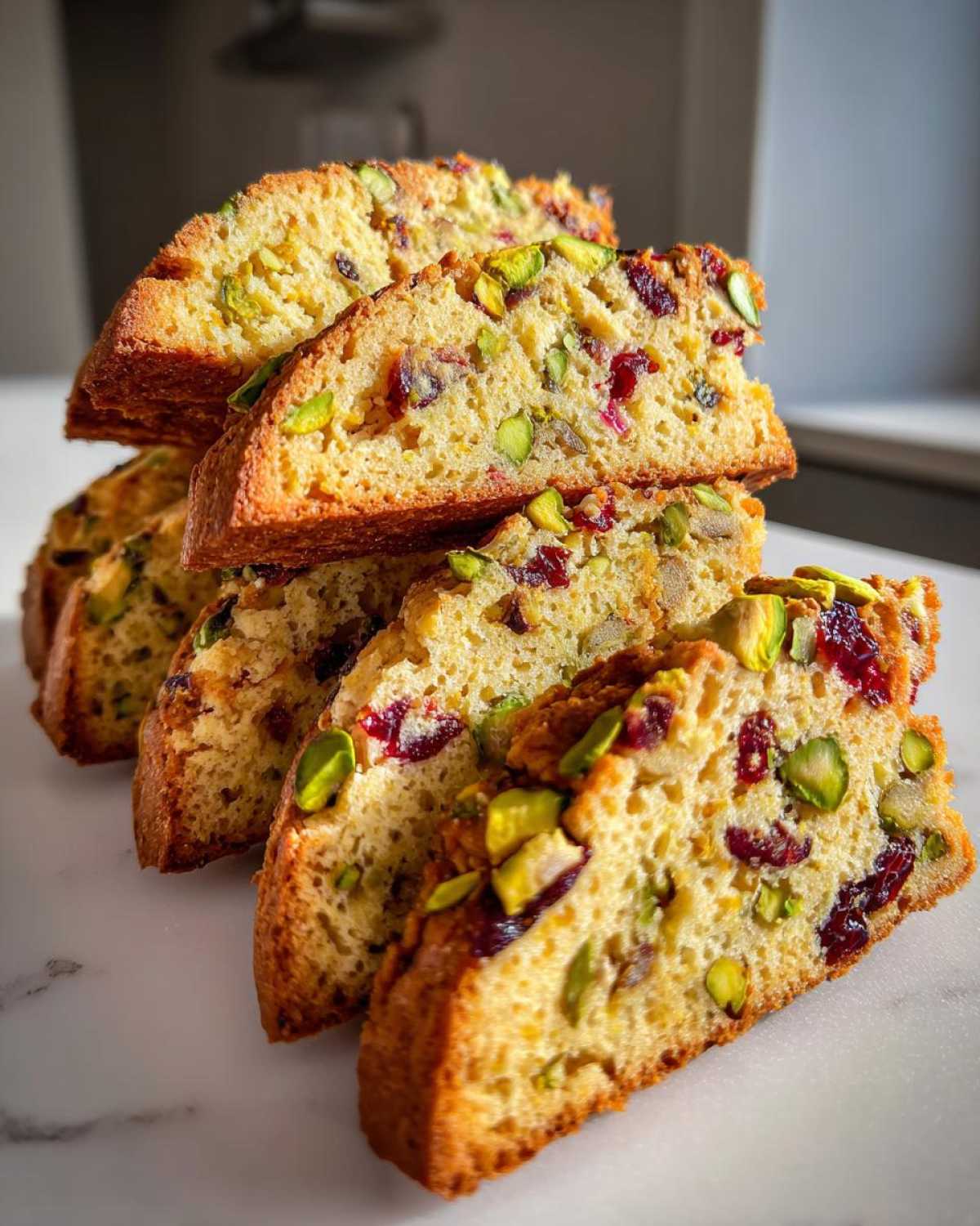 Pistachio Cranberry Biscotti - detail 3